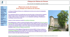 Desktop Screenshot of chateau-florans.fr
